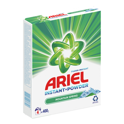 Ariel automatic powdered laundry detergent 400g Mountain Spring