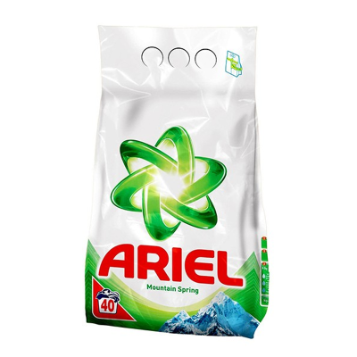 Ariel automatic laundry detergent powder 4kg Mountain Spring