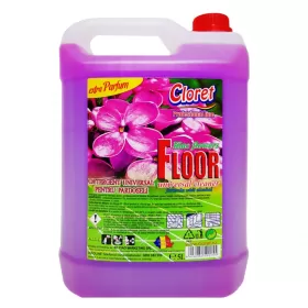 Cloret detergent de pardoseli, universal 5L, Liliac Flowers (Flori de liliac)