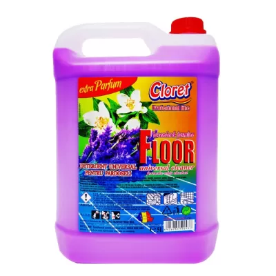 Cloret detergent de pardoseli, universal 5L, Lavanda & Jasmine (Lavanda & Iasomie)