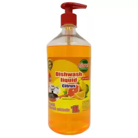 Cloret detergent de vase, pompita 1L, Citrus (Citrice)