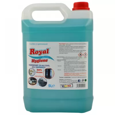 Royal igienizant cu alcool multisuprafete 5L, Hygiene