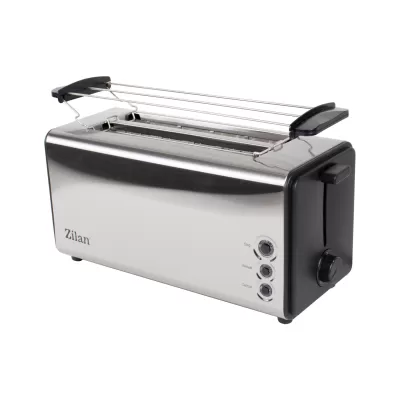 Zilan prajitor de paine inox 4 felii cu suport 1400W