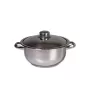 Cocinera oala din inoxcu capac din inox 20cm 2L