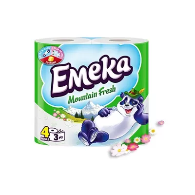 Emeka hartie igienica parfumata, 4 role/set, 3 str, Mountain Fresh