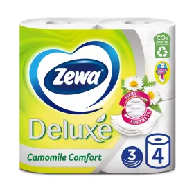 Zewa Deluxe hartie igienica parfumata, 4 role/set, 3 str, Camomile Comfort