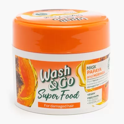 Wash&Go masca de par 300ml Super Food Papaya Moringa