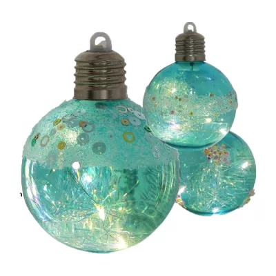 Decoratiune luminoasa pentru brad de Craciun 12 buc/set