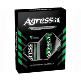 Agressia caseta 2 piese crema de ras 100ml + gel de dus 250ml Extrem