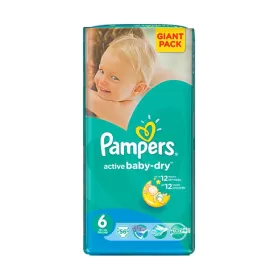 Pampers scutece copii giant pack 6, extra large, 15+ kg, 56 buc