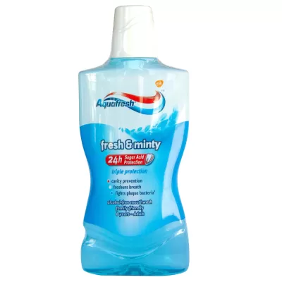 Aquafresh apa de gura 500ml Fresh & Minty