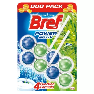 Bref Power odorizant de toaleta 2x50g Pine