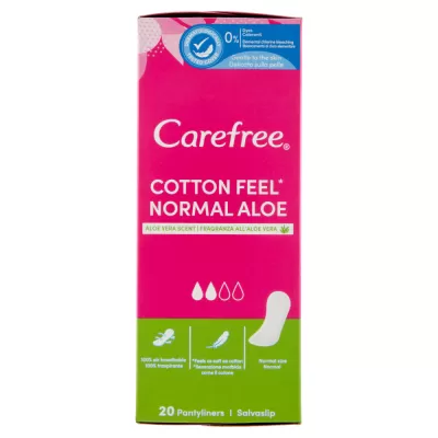 Carefree absorbante intime 20 buc/set Aloe Vera