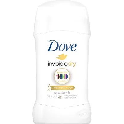 Dove deodorant stick 40ml Invisible Dry