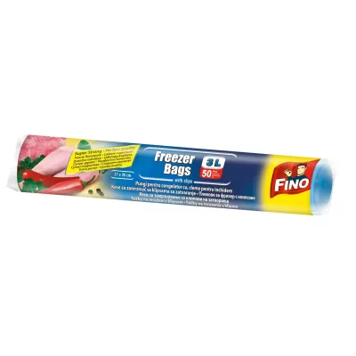 Fino pungi pentru congelator 3l 50 buc/set 27x30cm