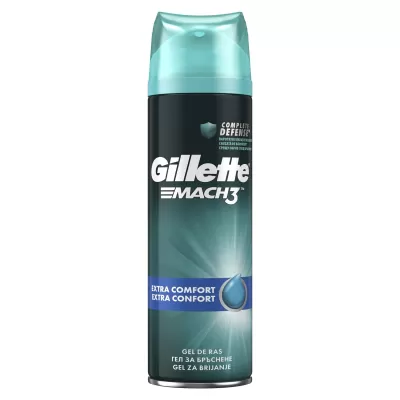 Gillette Mach3 gel de ras 200ml Extra Comfort