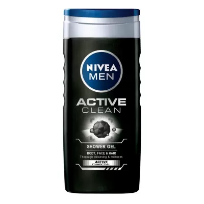 Nivea  gel de dus barbatesc 250ml Active Clean