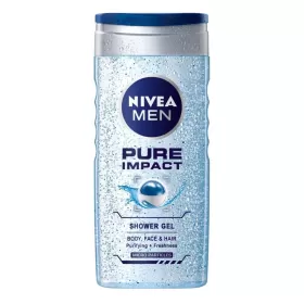 Nivea  gel de dus barbatesc 250ml Pure Impact