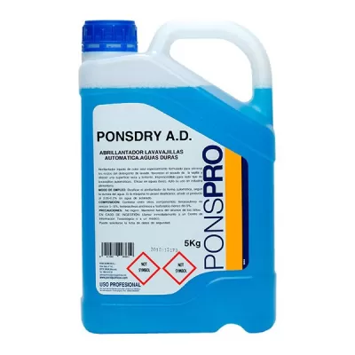 Pons Ponsdry A.D. solutie de stralucire a vaselor 5kg