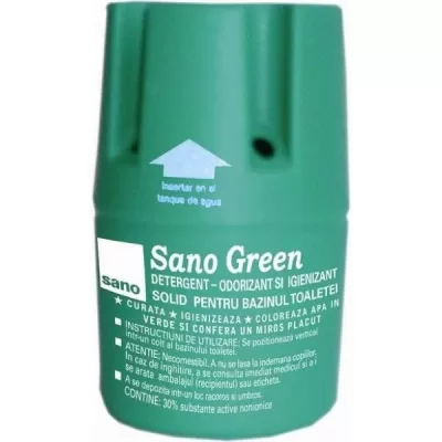 Sano odorizant pentru rezervorul toaletei 150g Green