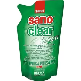 Sano Clear rezerva detergent de geamuri 750 ml Green