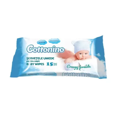 Cottonino servetele umede 15 buc. blue