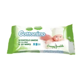 Cottonino servetele umede 15 buc. olive