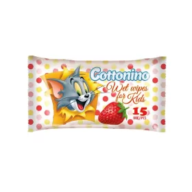 Cottonino Servetele Umede Tom Si Jerry 15 Buc. Capsuni