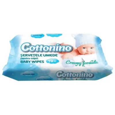 Cottonino Servetele Umede 72 Buc. Blue