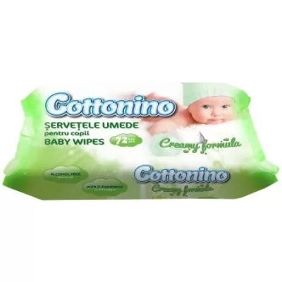 Cottonino Servetele Umede 72 Buc. Olive