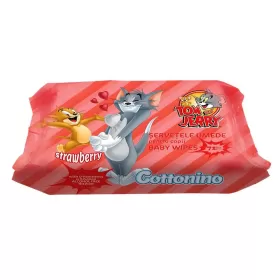 Cottonino Servetele Umede Tom Si Jerry 72 Buc. Capsuni