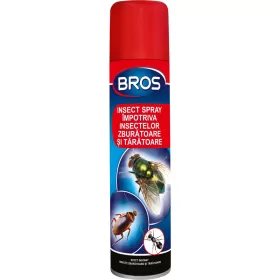 Bros Insecticid Spray Zburatoare Si Taratoare 400ml