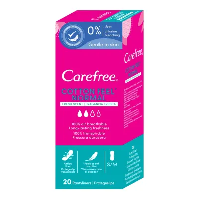 Carefree absorbante zilnice 20 buc Cotton Feel Normal