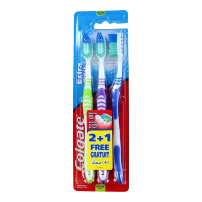 Colgate periute de dinti 3 buc Extra Clean Medium 3 buc/set