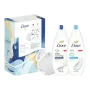 Dove caseta pentru femei 3 piese , 2 buc *gel de dus 225ml + 1 buc puff de baie Gently Nourishing