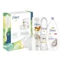 Dove caseta pentru femei 4 piese , gel de dus + deodorant + puf de baie + samponul Blisfull