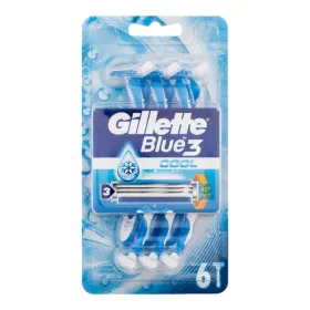 Gillette aparat de ras 6 buc Blue III , Cool