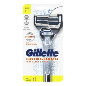 Gillette aparat de ras aparat de ras + 1 rezerva Skinguard Sensitive
