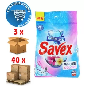 Savex detergent rufe automat pudra 6kg White&Colors