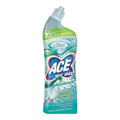 Ace wc gel igienizant pentru vasul de toaleta 700 ml Talc & Mosc alb