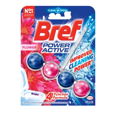 Bref Blue Aktiv odorizant pentru toaleta 50 gr Fresh Flowers