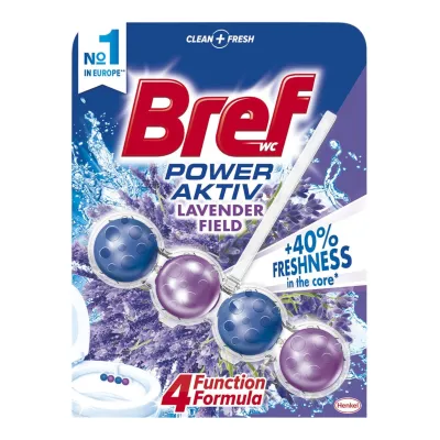 Bref Blue Aktiv odorizant pentru toaleta 50 gr Lavander