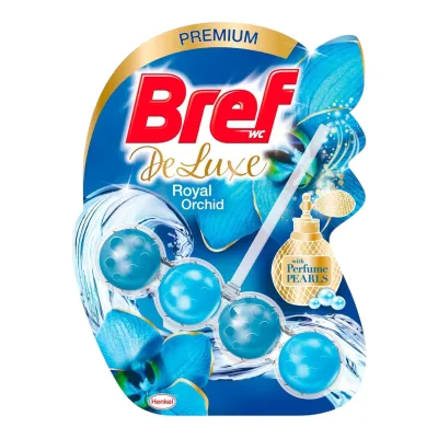 Bref Blue Aktiv odorizant pentru toaleta 50 gr Royal Orchid