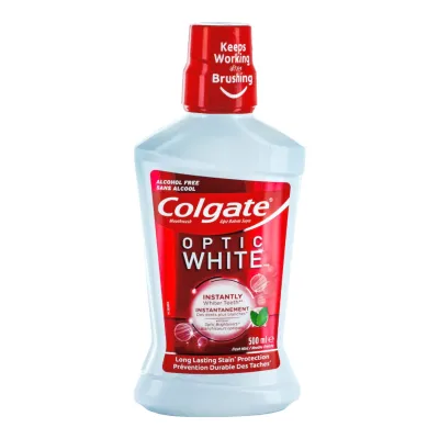 Colgate apa de gura 500 ml Optic White