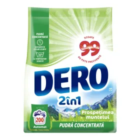 Dero 2in1 detergent automat de rufe pudra 15 kg, 200 spalari, Prospetimea Muntelui