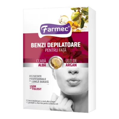 Farmec benzi depilatoare Ulei de argan