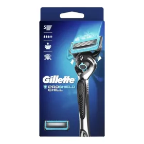 Gillette aparat de ras aparat de ras + 2 rezerve Fusion5 Proshield Chill