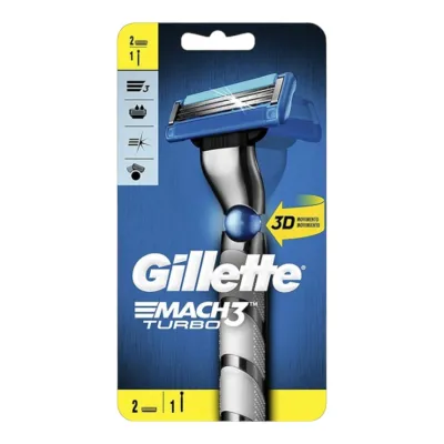 Gillette aparat de ras aparat de ras + 2 rezerve Mach3 Turbo