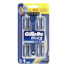 Gillette aparat de ras aparat de ras + 9 rezerve Blue3 Hybrid