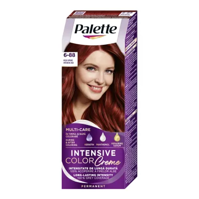 Palette Intensive Color Creme, vopsea de par permanenta, 110 ml, RI5 Rosu Aprins (Intensive Red)